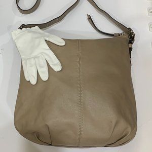 Coach Cross Body Duffle Bag Taupe